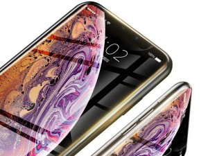 محافظ صفحه نمايش بیسوس مدل Curved Screen Tempered Glass مناسب برای گوشی موبايل آیفون Xs Max