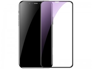 محافظ صفحه نمايش بیسوس مدل Rigid Edge Curved Tempered Glass مناسب برای گوشی موبایل آیفون Xs Max