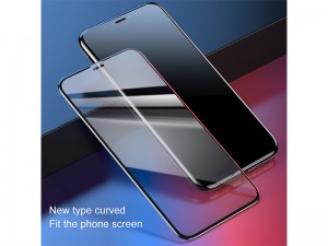 محافظ صفحه نمايش بیسوس مدل Rigid Edge Curved Tempered Glass مناسب برای گوشی موبایل آیفون Xs Max