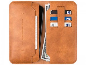 کیف پول چرمی Zhuse X Series ZS-LB-001 Leather Bag مناسب گوشی‌های موبایل