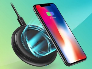 شارژر وایرلس راوپاور مدل Wireless Fast Charging Pad بهمراه آداپتور QC 3.0