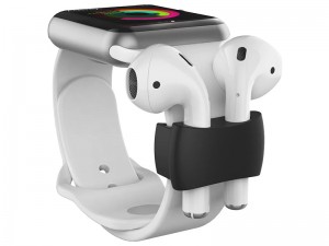 هولدر سیلیکونی آها استایل مدل PT75 مناسب برای اتصال ایرپاد بر روی بند واچ