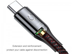 کابل تبدیل USB به Type-C بیسوس مدل C-Shaped به طول 1 متر