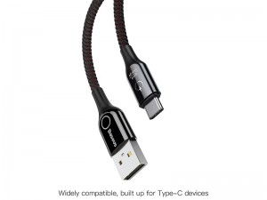 کابل تبدیل USB به Type-C بیسوس مدل C-Shaped به طول 1 متر