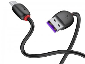 کابل Type-C سوپر شارژ بیسوس مدل Purple Ring Huaewi Flash Charge Cable