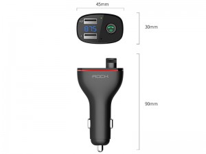 شارژر فندکی و پخش کننده بلوتوث راک مدل B300 Bluetooth FM Transmitter با قابلیت مکالمه