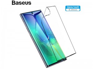 برچسب صفحه نمايش بیسوس مدل Soft Screen Protector مناسب برای گوشی موبایل سامسونگ Note 10 (پک 2 عددی)