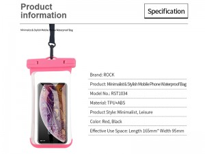 کیف ضد آب راک مدل RST1034 مناسب برای گوشی موبایل
