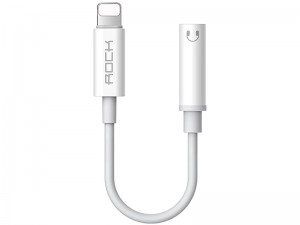 مبدل لایتنینگ به جک 3.5 میلی‌متری راک مدل RCB0665