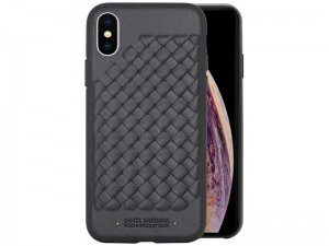 کاور چرمی سانتا باربارا پولو مدل RAVEL مناسب برای گوشی موبایل آیفون X/Xs