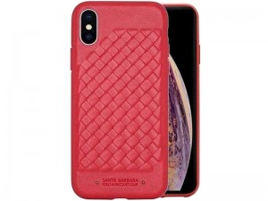 کاور چرمی سانتا باربارا پولو مدل RAVEL مناسب برای گوشی موبایل آیفون Xs Max