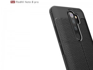 کاور طرح چرم Auto focus مناسب برای گوشی موبایل شیائومی Redmi Note 8 Pro