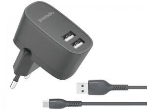 شارژر دیواری پرودو مدل PD-56EUT بهمراه کابل تایپ سی