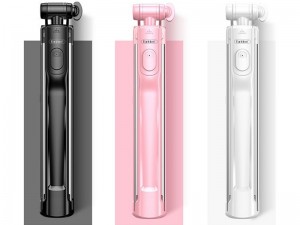 مونوپاد بلوتوثی سه پایه دار ارلدام مدل ET-ZP14 بهمراه چراغ سلفی