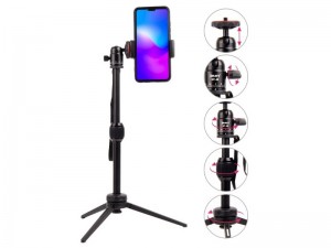 سه پایه دوربین و گوشی جی‌ ماری مدل MT-68