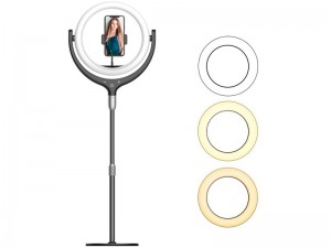 رینگ لایت عکاسی توتو مدل F-539A مناسب برای گوشی موبایل