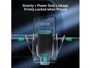پایه نگهدارنده و شارژر وایرلس گوشی موبایل بیسوس مدل Milky Way Electric