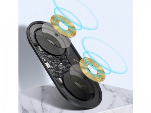 شارژر بی سیم دو کاره بیسوس مدل Simple 2in1 Wireless Charger مناسب برای  گوشی موبایل و ایرپاد