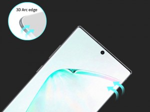محافظ صفحه نمایش گرین مدل 3D Curved Hot Benoing Glass مناسب برای گوشی موبایل سامسونگ Note 10 Pro