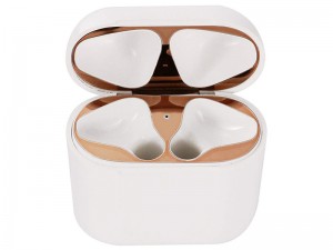 برچسب محافظ سطح داخلی کیس شارژ ایرپاد 2 برند الاگو مدل AirPods Dust Guard (پک 2 عددی)