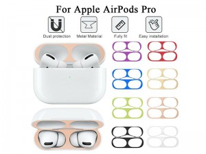 برچسب محافظ سطح داخلی کیس شارژ ایرپاد پرو برند الاگو مدل AirPods Dust Guard (پک 2 عددی)