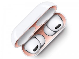 برچسب محافظ سطح داخلی کیس شارژ ایرپاد پرو برند الاگو مدل AirPods Dust Guard (پک 2 عددی)