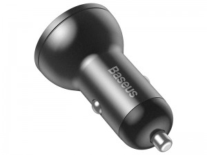 شارژر فندکی فست شارژ بیسوس مدل Digital Display Car Charger