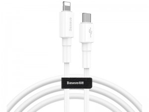 کابل تبدیل Type-C به Lightning بیسوس مدل Mini White