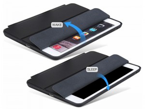کیف محافظ چرمی تبلت آیپد مینی 2 و 3 مدل Smart Case