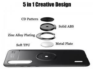 کاور حلقه انگشتی مدل Becation مناسب برای گوشی موبایل شیائومی Mi A3/Mi CC9e