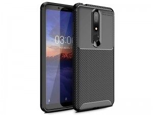 کاور طرح فیبر کربن Becation مناسب برای گوشی موبایل نوکیا 3.1 پلاس