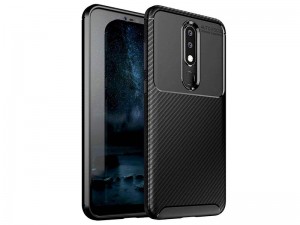 کاور طرح فیبر کربن Becation مناسب برای گوشی موبایل نوکیا 6.1 پلاس