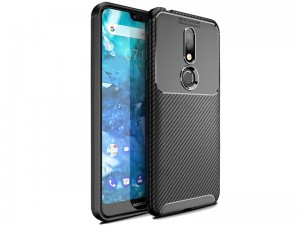 کاور طرح فیبر کربن Becation مناسب برای گوشی موبایل نوکیا 4.2