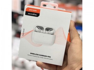 هندزفری بی سیم پرودو مدل Earbuds Pro Soundtec PD-TWSAPP بهمراه کیس شارژ بی سیم