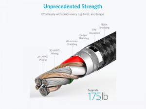 کابل تبدیل USB به Lightning انکر مدل A8451 PowerLine + II