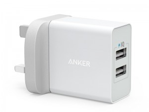 شارژر دیواری فست شارژ انکر مدل A2021 24W 2-Port USB Charger