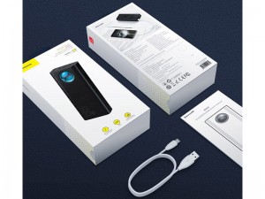 پاور بانک فست شارژ 30000 میلی آمپر بیسوس مدل Amblight Quick Charge