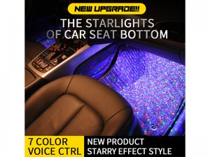 کیت نورپردازی ریموت‌دار مدل The Star lights Of Car Seat Bottom A12