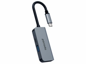 هاب تایپ سی 3 پورت پرودو مدل PD-4K31C