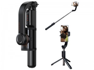 گیمبال و مونوپاد بلوتوثی سه پایه دار بیسوس مدل Lovely Folding Stand Selfie Stabilizer