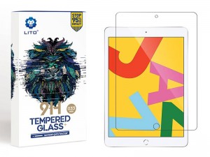 محافظ صفحه نمایش لیتو مدل 9H Tempered Glass Plus مناسب برای آیپد 10.2 اینچی