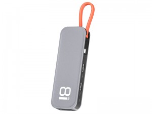 هاب تایپ سی 8 پورت راک مدل RCB0743 TR03