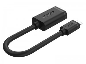 کابل تبدیل microUSB-B به USB-A OTG یونیتک مدل Y-C438GBK