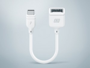 کابل تبدیل Type-C به USB OTG مومکس مدل Zero DF2W