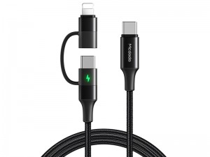 کابل شارژ سریع تایپ سی دو کاره مک دودو مدل CA-7120 PD Quick Charge