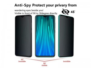 محافظ صفحه نمايش Privacy مناسب برای گوشی موبايل شیائومی Redmi Note 9S/Note 9 Pro/Note 9 Pro Max