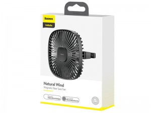 پنکه بی‌سیم قابل حمل بیسوس مدل Natural Wind Magnetic Rear Seat Fan