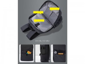 کوله پشتی بیسوس مدل Basics Series Computer Backpack مناسب برای لپ تاپ 13 اینچی