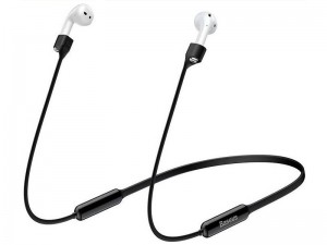 بند اسپرتی ایرپاد بیسوس مدل Sports Collared Silicone Hanging Sleeve