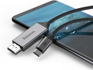 کابل تبدیل Type-C به HDMI بیسوس مدل Video Adapter Cable